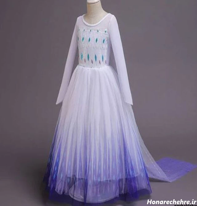 مدل لباس عروس بچه گانه پرنسسی السا