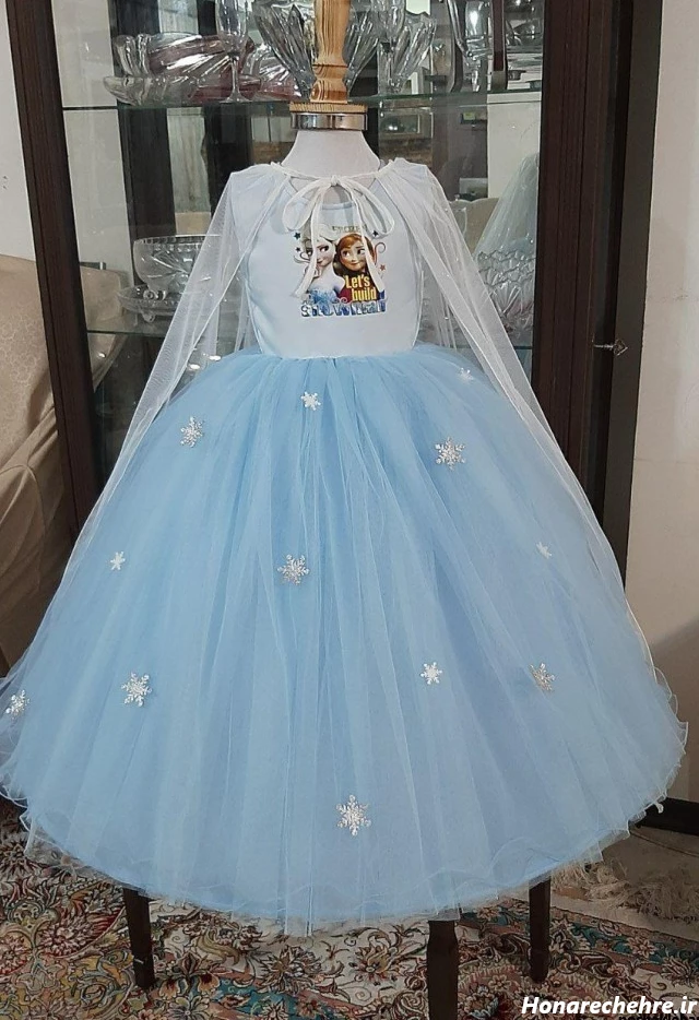 مدل لباس عروس بچه گانه پرنسسی السا