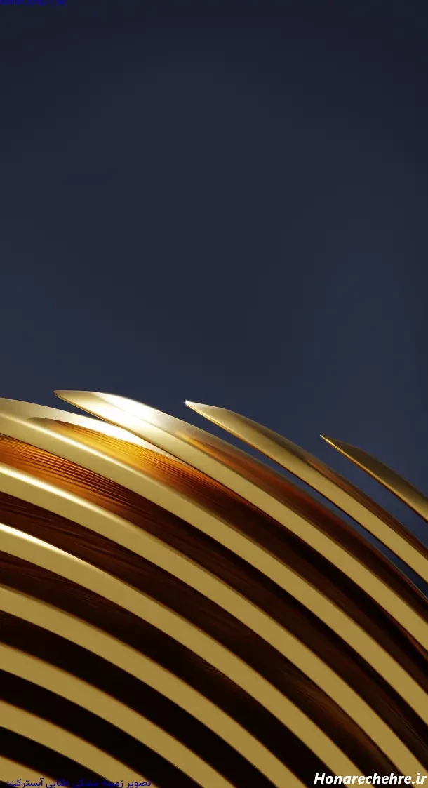 تصویر زمینه مشکی طلایی دخترانه