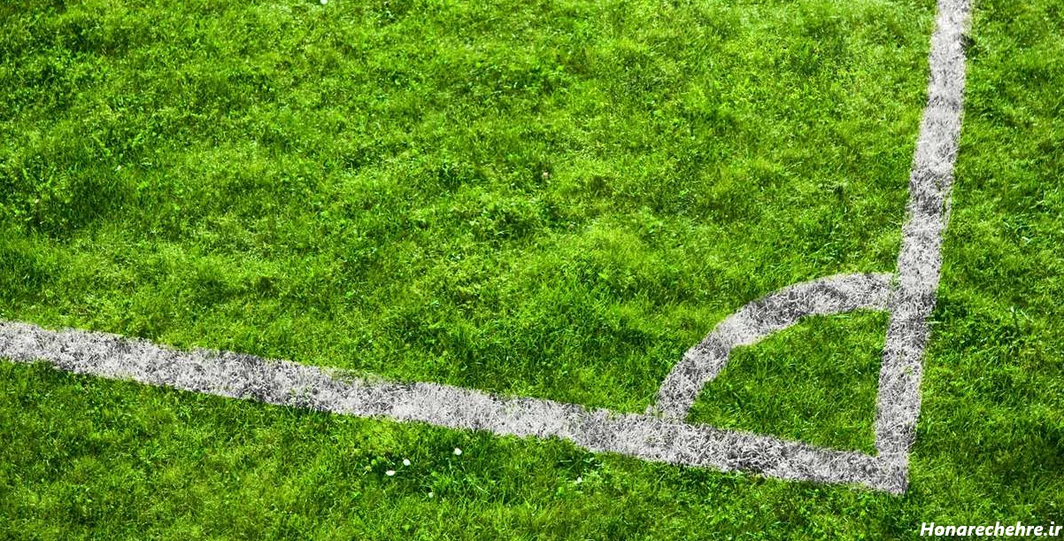 عکس چمن فوتبال طبیعی