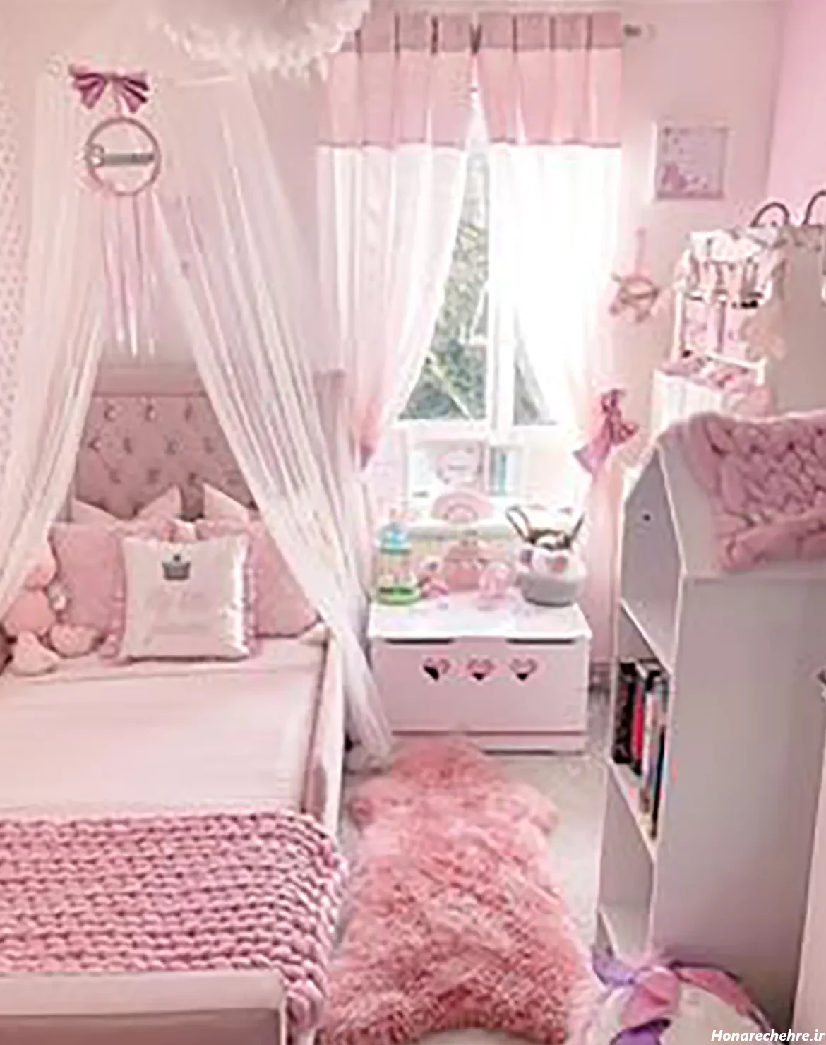 عکس اتاق خواب دخترانه زشت