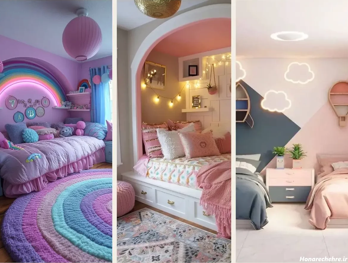 عکس اتاق خواب دخترانه زشت