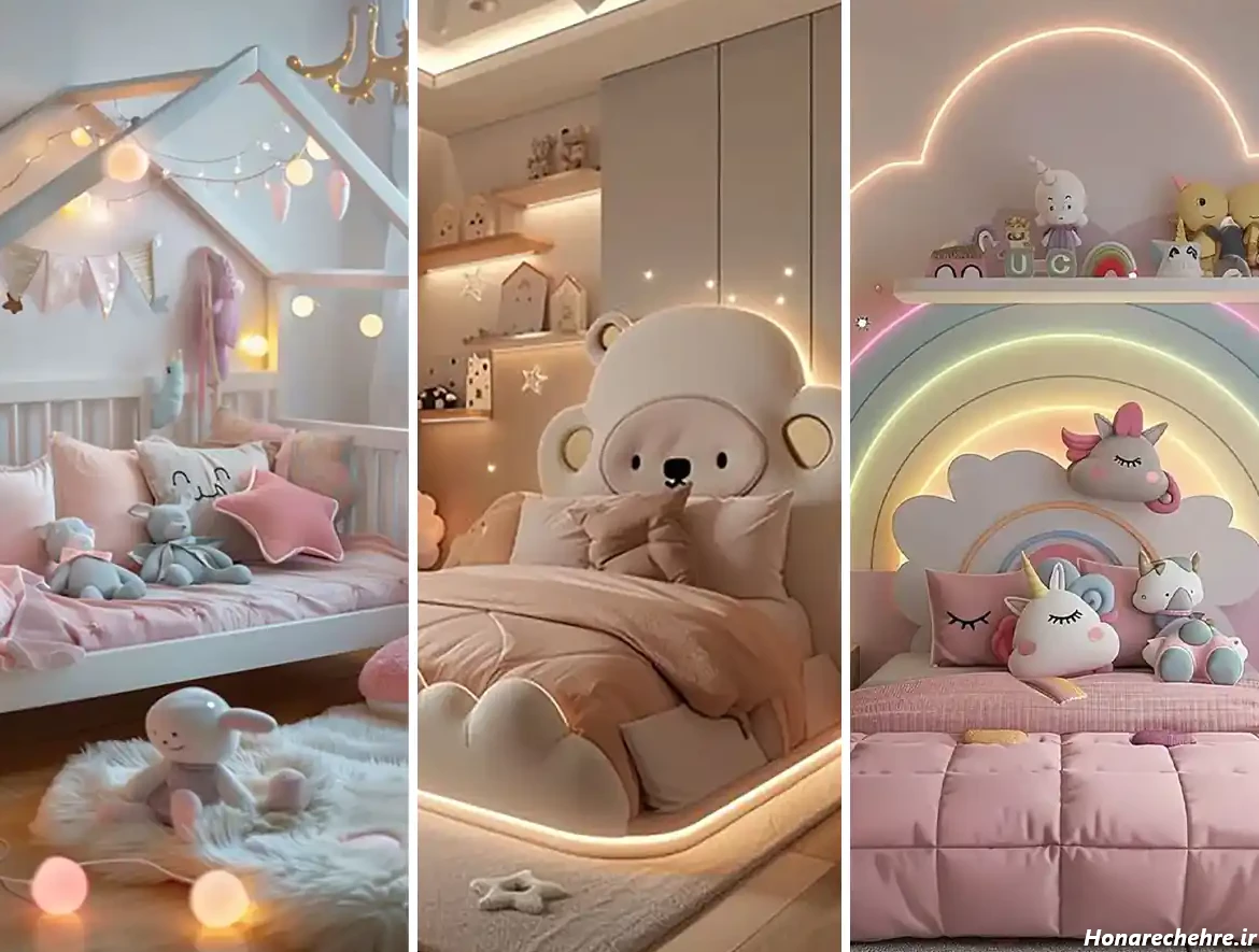 عکس اتاق خواب دخترانه زشت