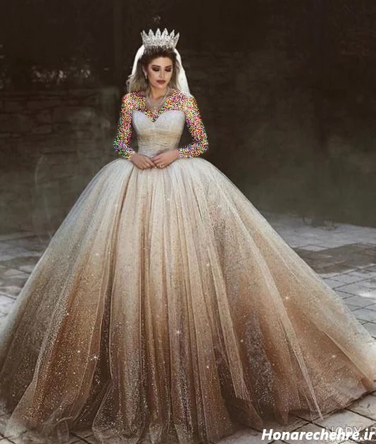 لباس عروس سیندرلا دخترانه