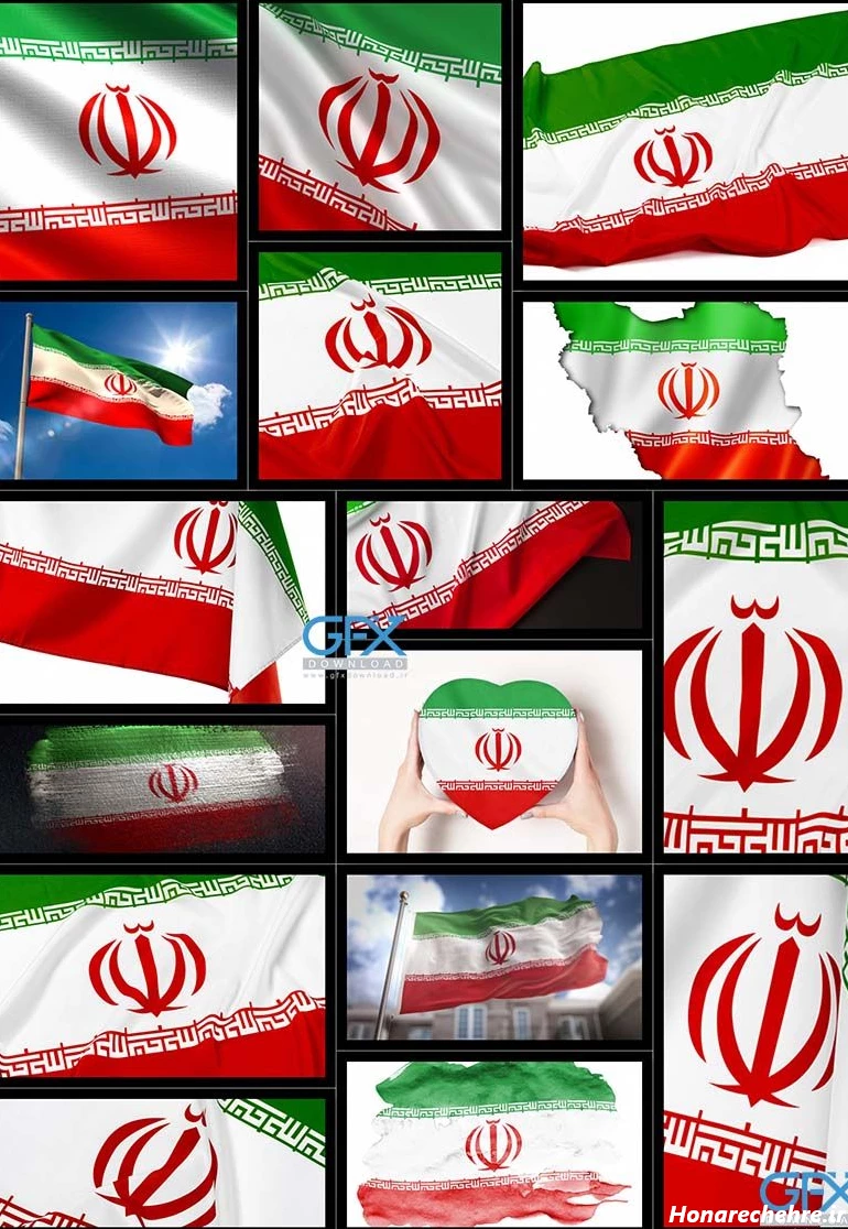 عکس پرچم ایران برای پروفایل شاد