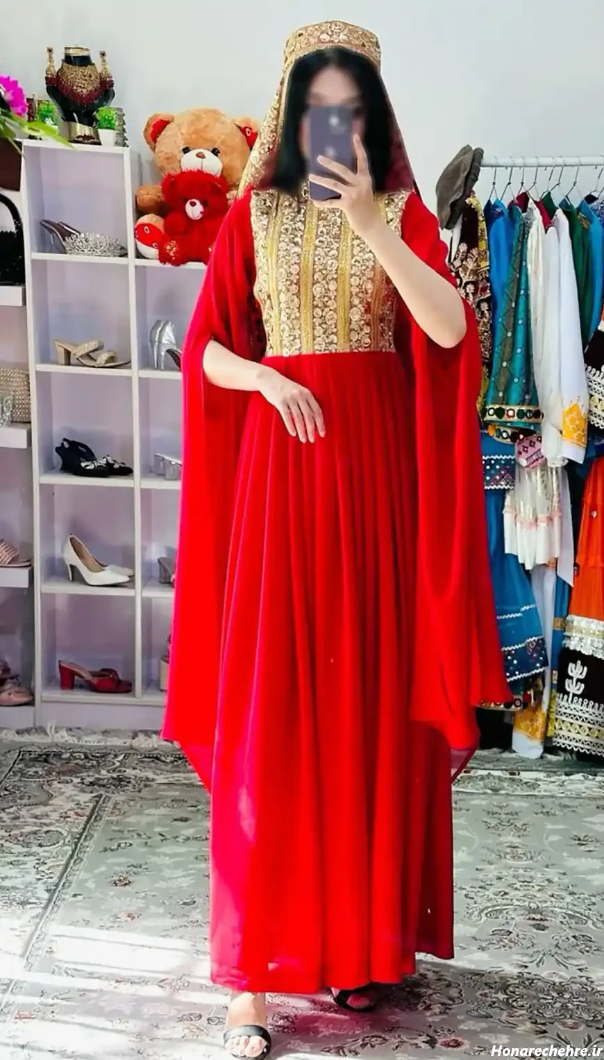 مدل لباس افغانی کشی ساده