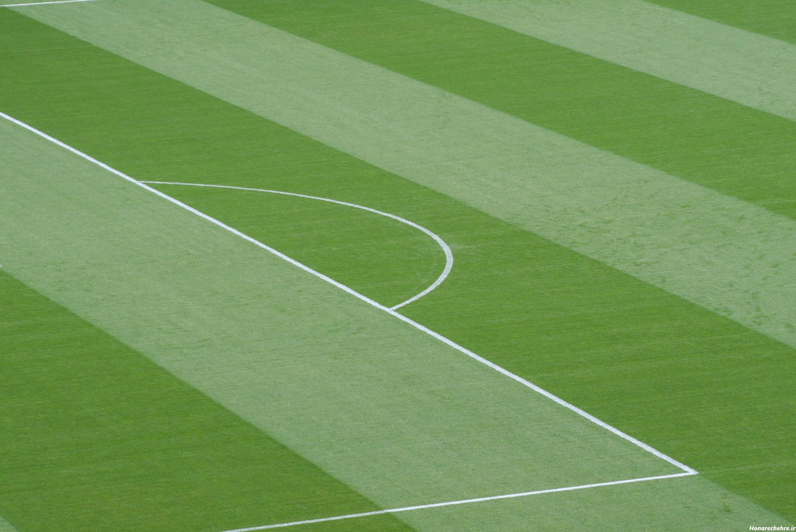 عکس چمن فوتبال طبیعی