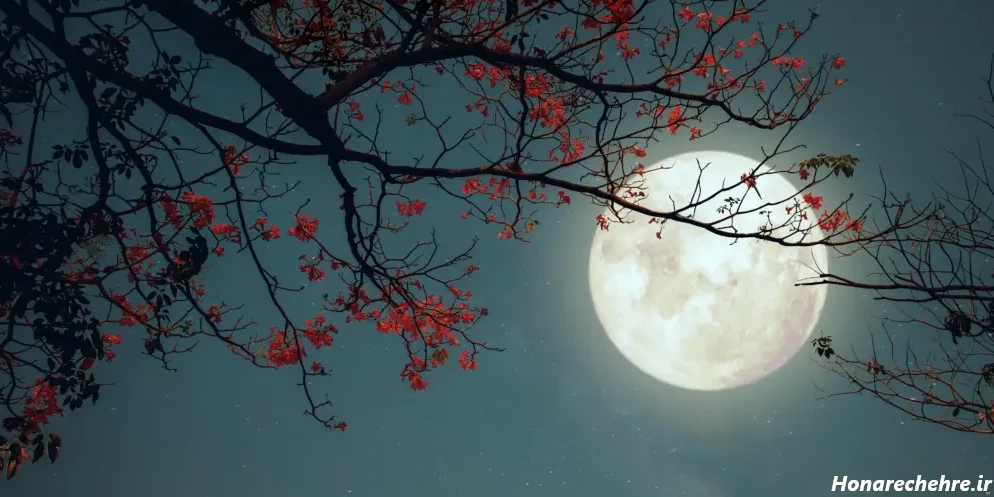 عکس ماه گرفتگی امشب ۱۶ شهریور