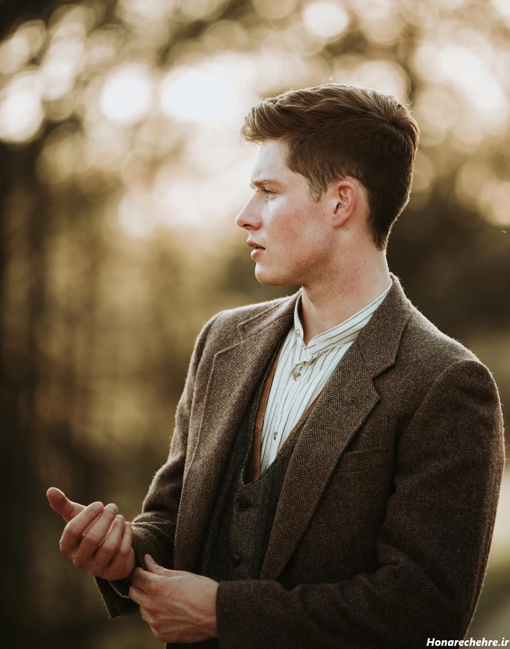چهره مردانه زیبا ایرانی