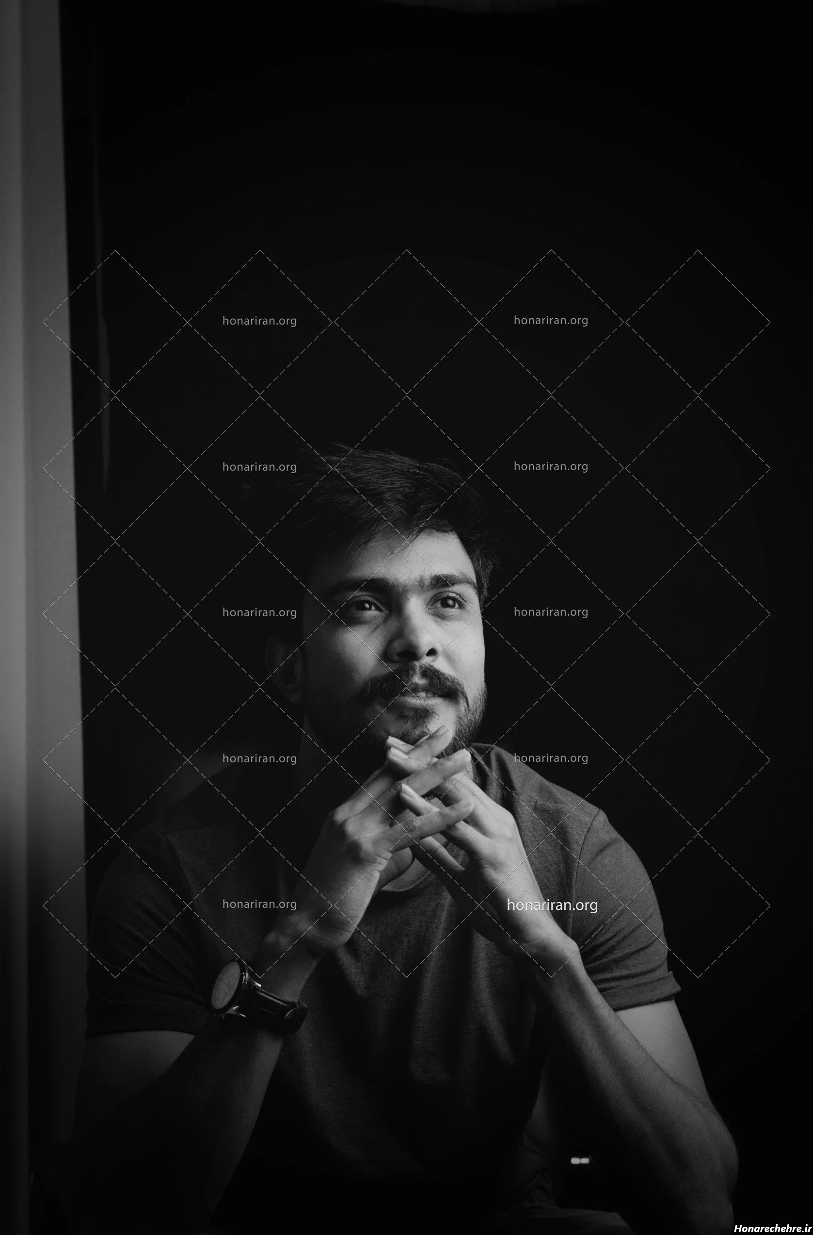 چهره مردانه زیبا ایرانی