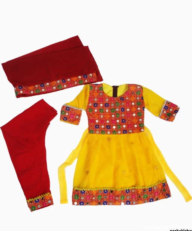 مدل لباس افغانی کشی ساده