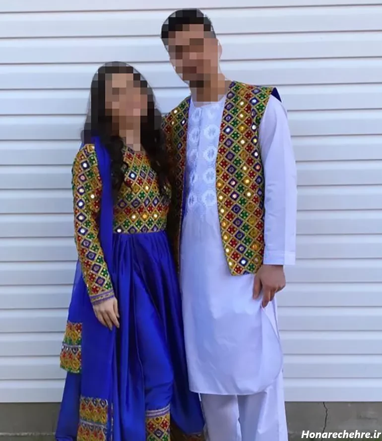 مدل لباس افغانی کشی ساده