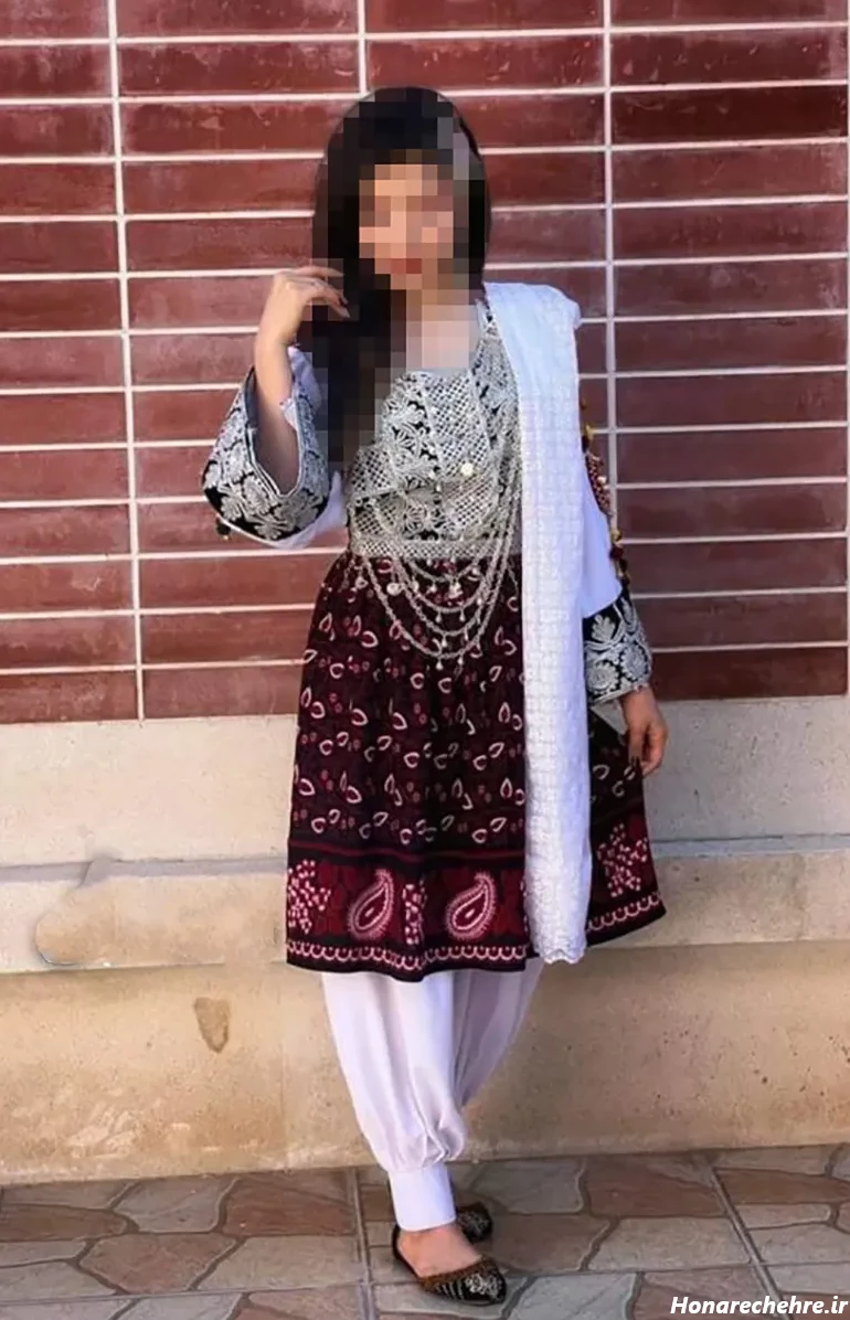 مدل لباس افغانی کشی ساده