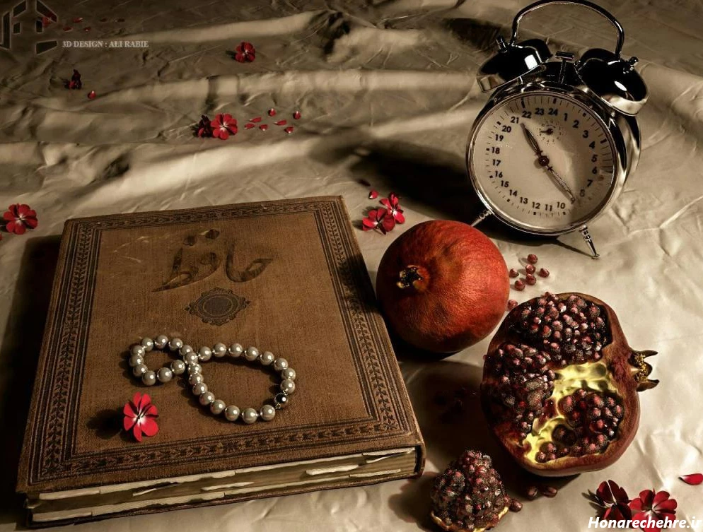 تزیین انار برای مدرسه