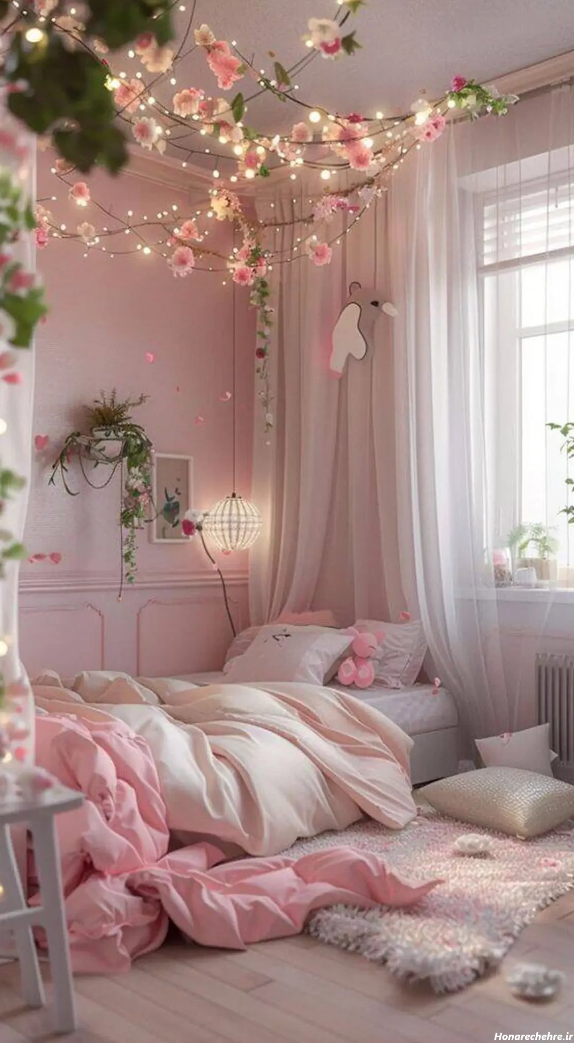 عکس اتاق خواب دخترانه زشت