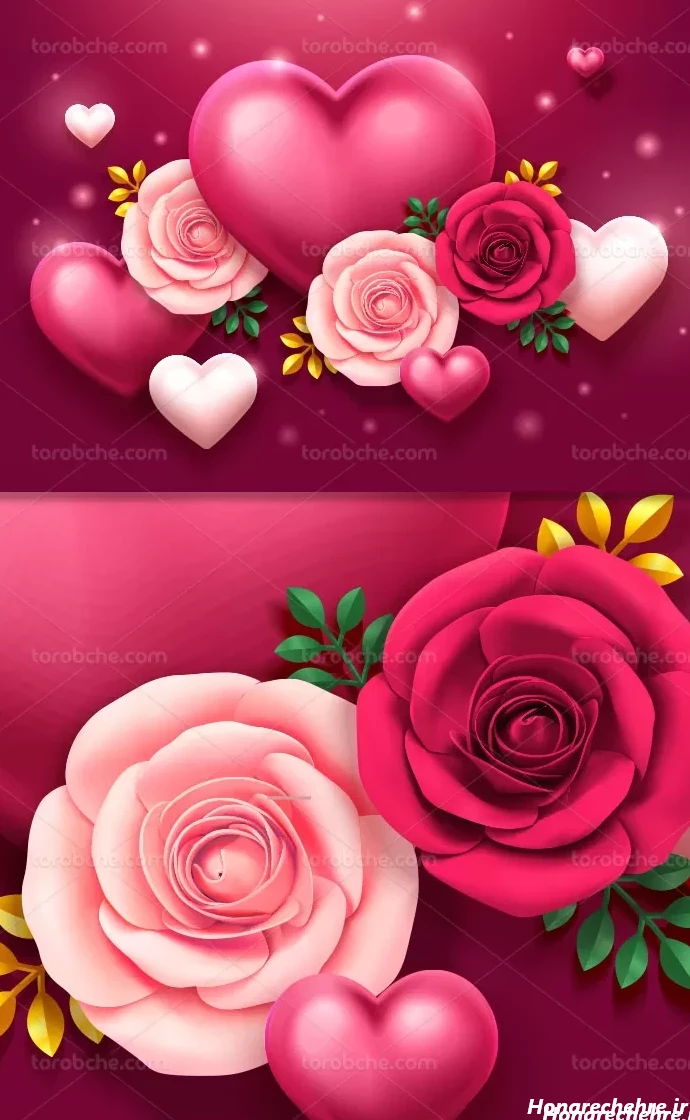 عکس قلب قرمز خوشگل کوچک