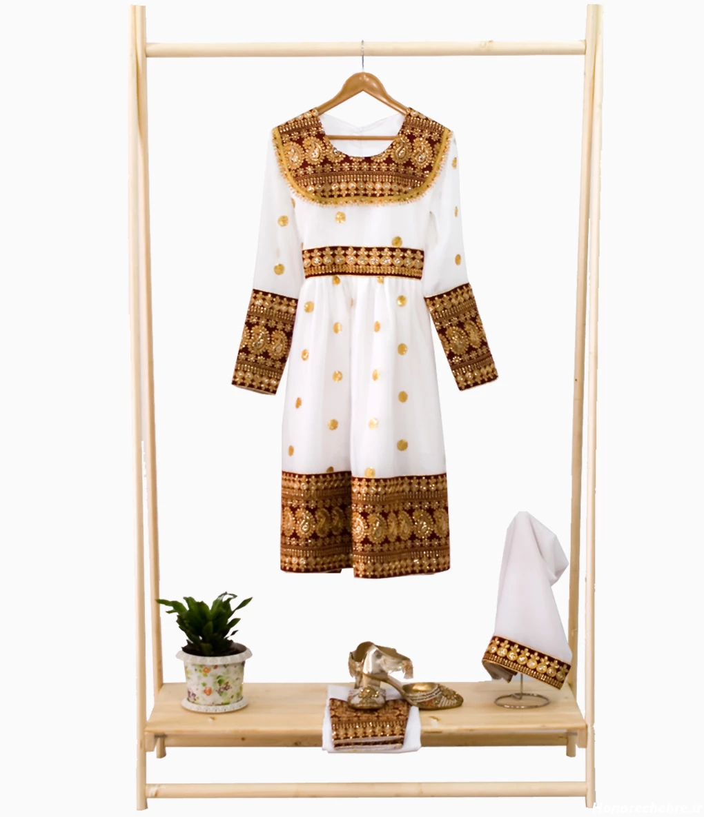 مدل لباس افغانی کشی ساده