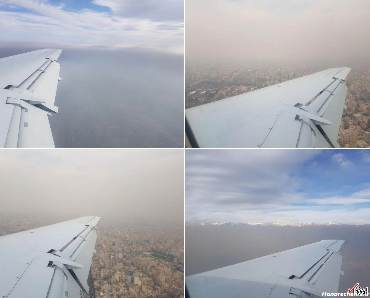 عکس هواپیما در شب