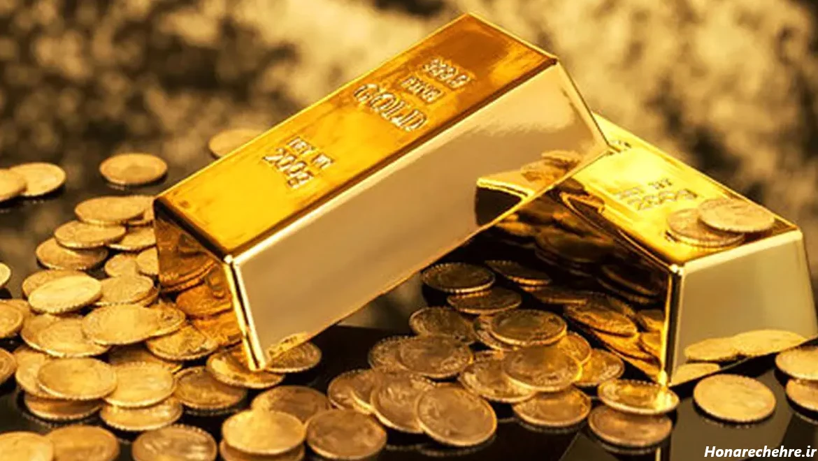 عکس شمش طلا و دلار برای تصویر زمینه