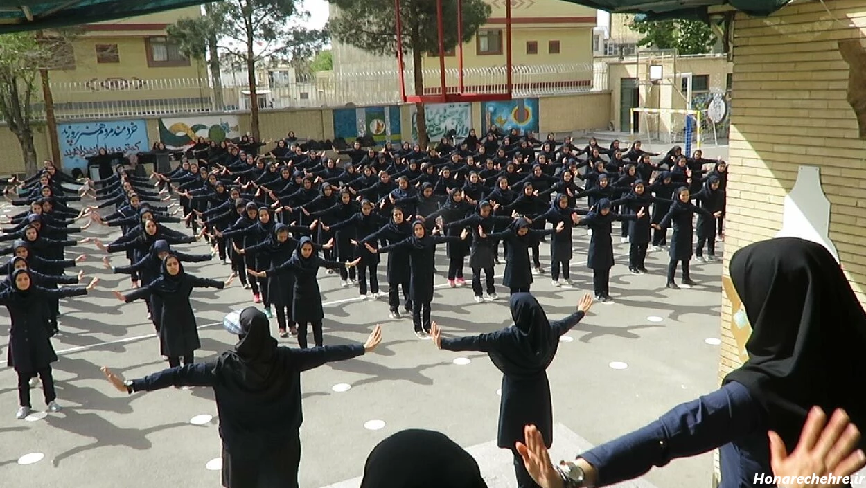سوژهسازی از نرمش صبحگاهی مدرسه دخترانه در مازندران - ایرنا