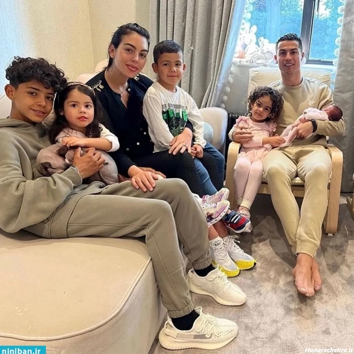 عکس فرزندان رونالدو
