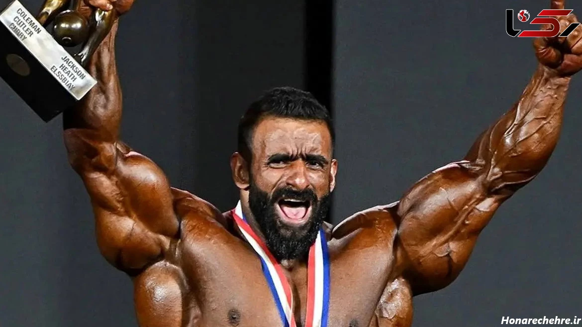 عکس هادی چوپان با آرنولد