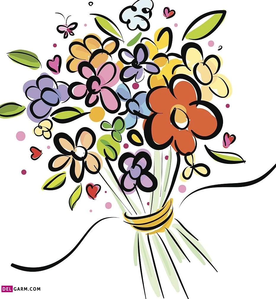 عکس گل برای پروفایل واتساپ نوشته دار