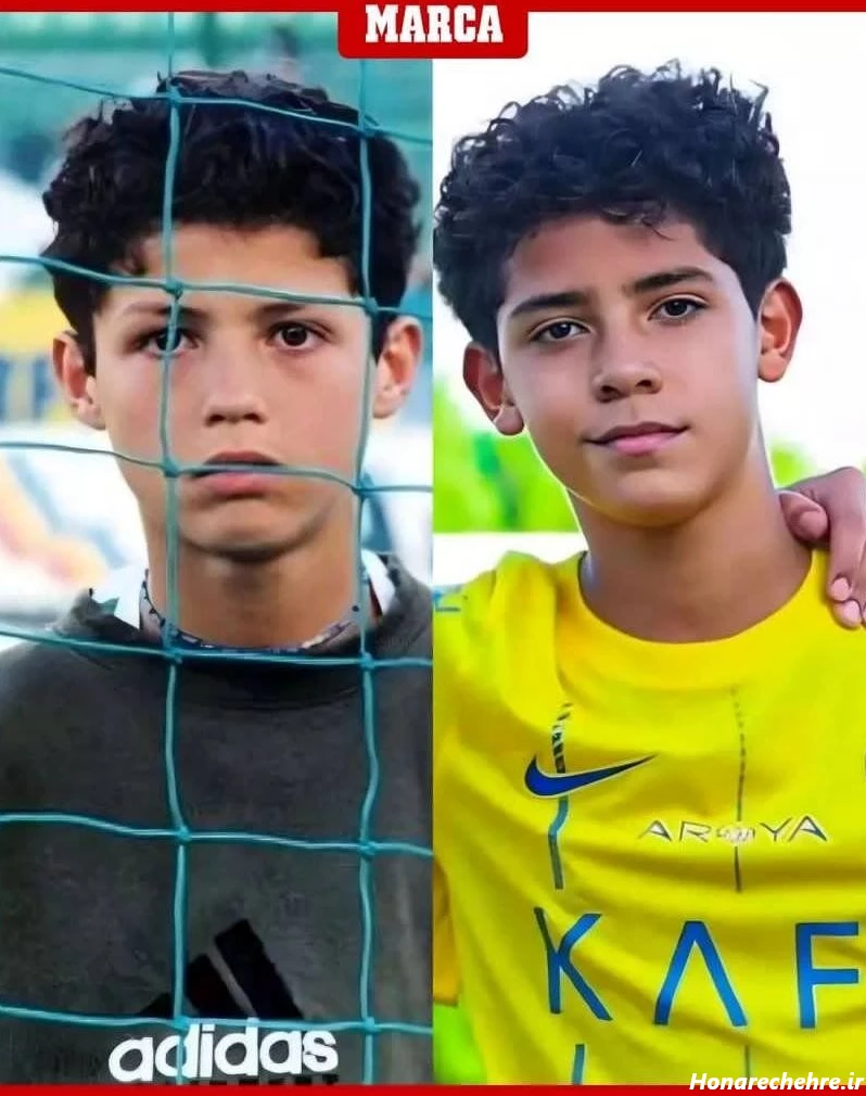 عکس فرزندان رونالدو