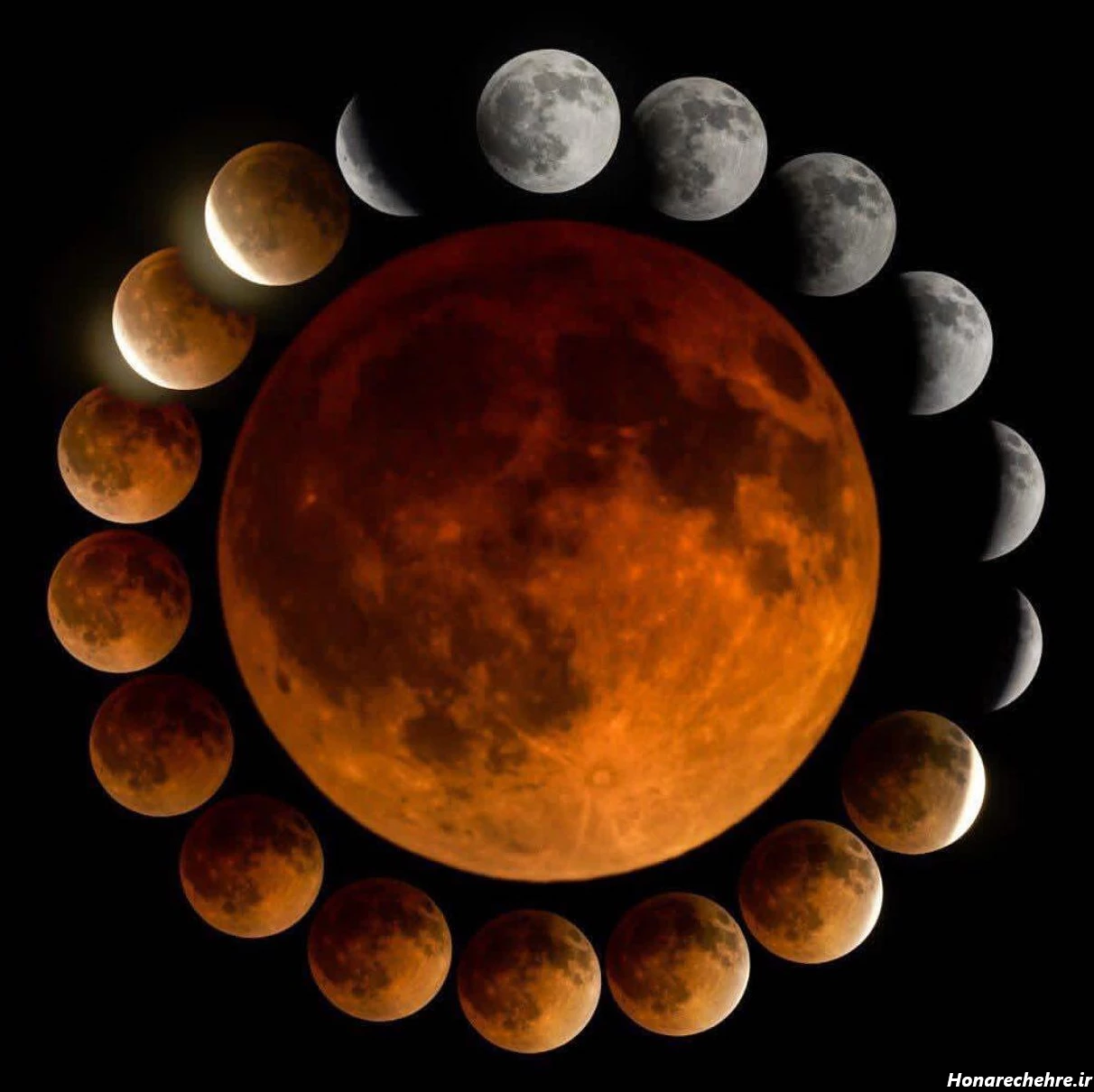 عکس ماه گرفتگی و خورشید گرفتگی