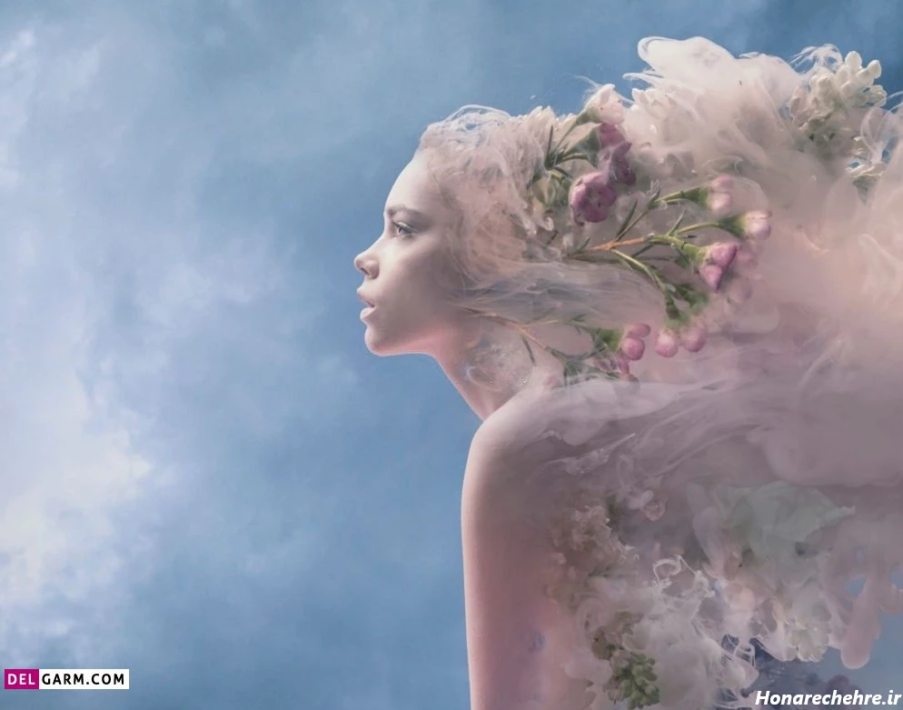 عکس گل برای پروفایل واتساپ نوشته دار