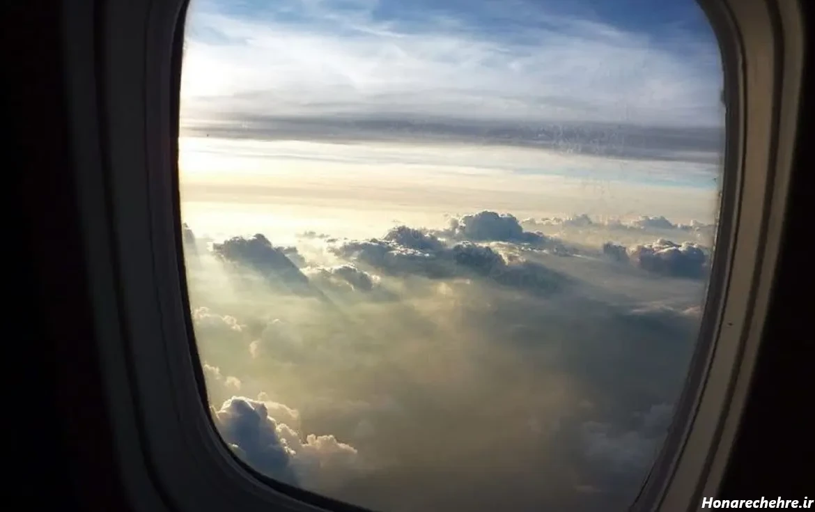 عکس هواپیما در شب