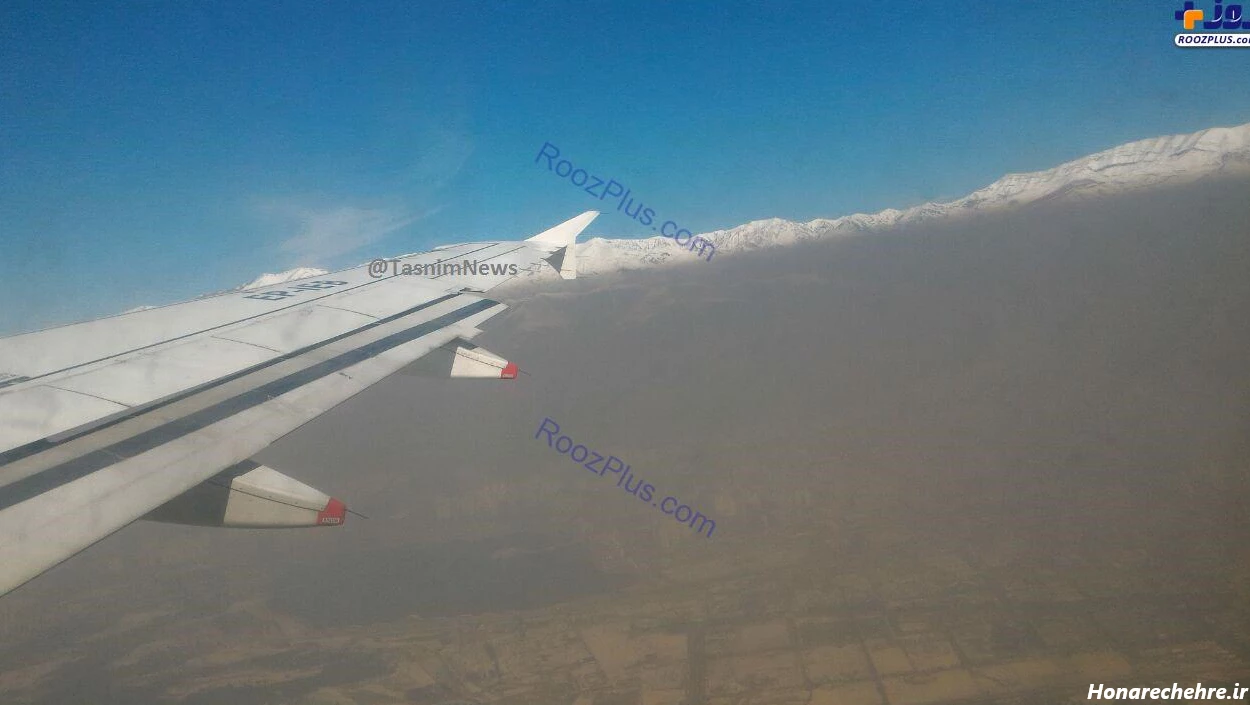 عکس هواپیما در شب