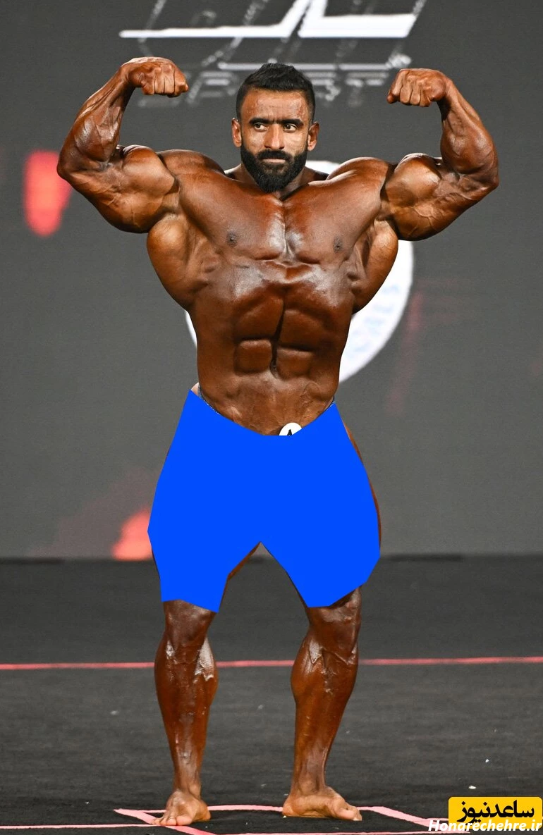 عکس هادی چوپان با آرنولد