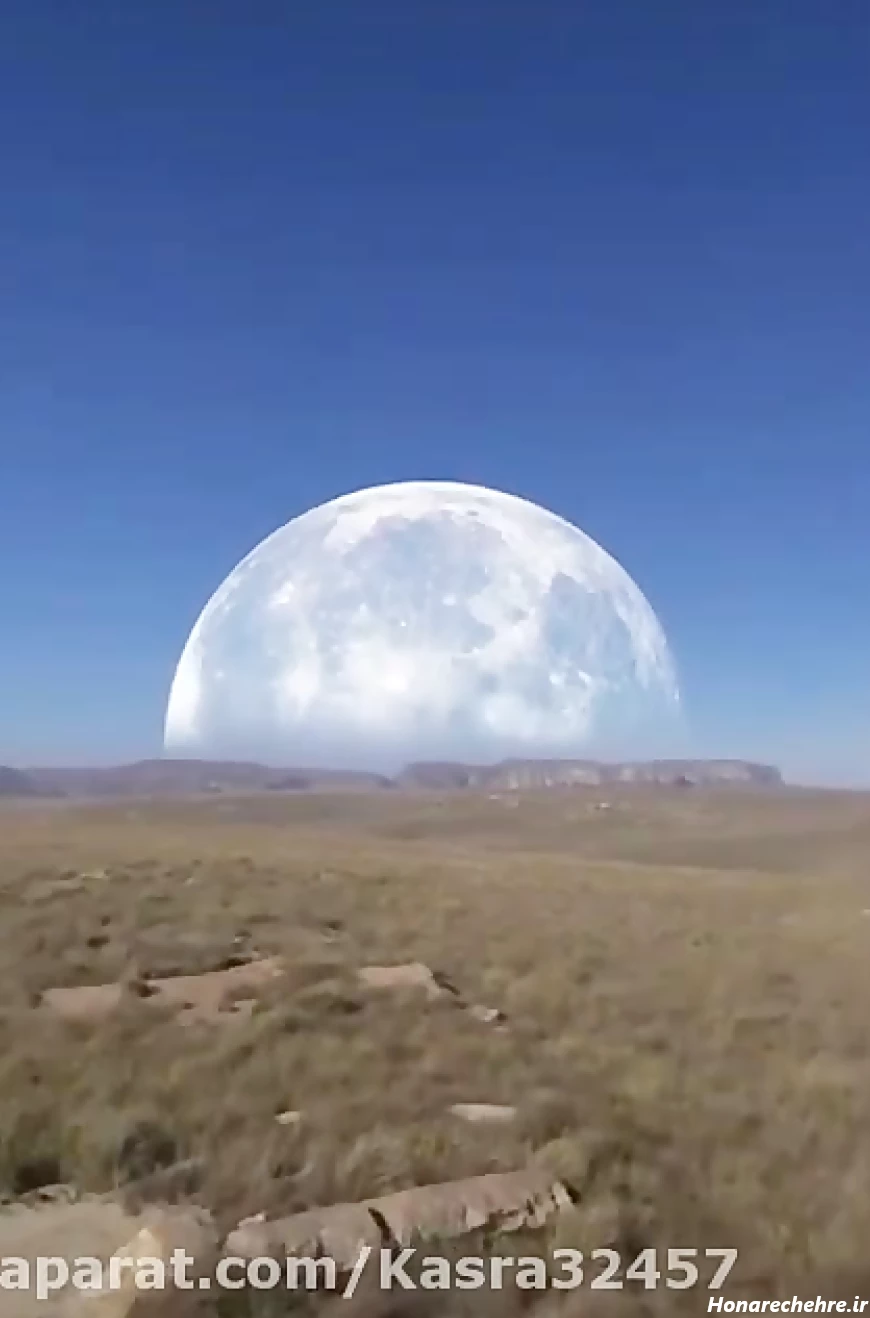 عکس واقعی ماه و خورشید