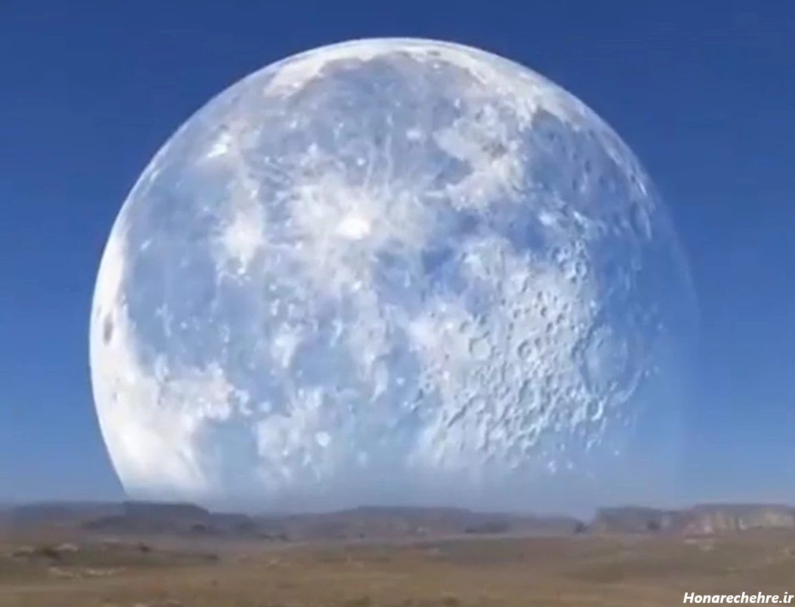 عکس واقعی ماه و خورشید