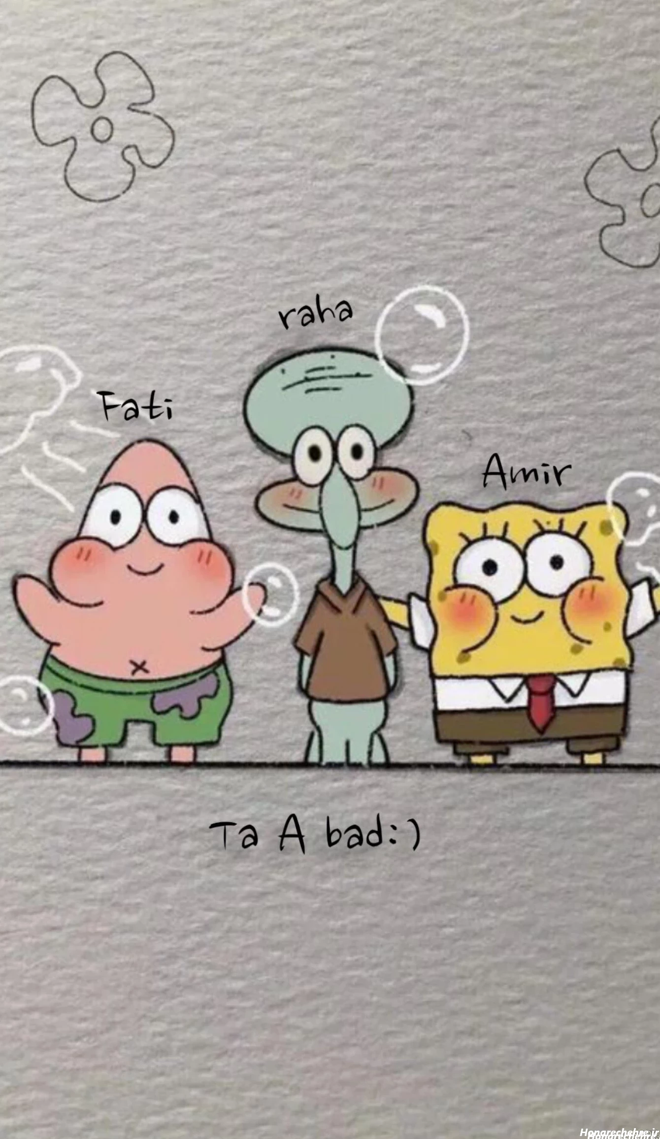 عکس باب اسفنجی و پاتریک غمگین