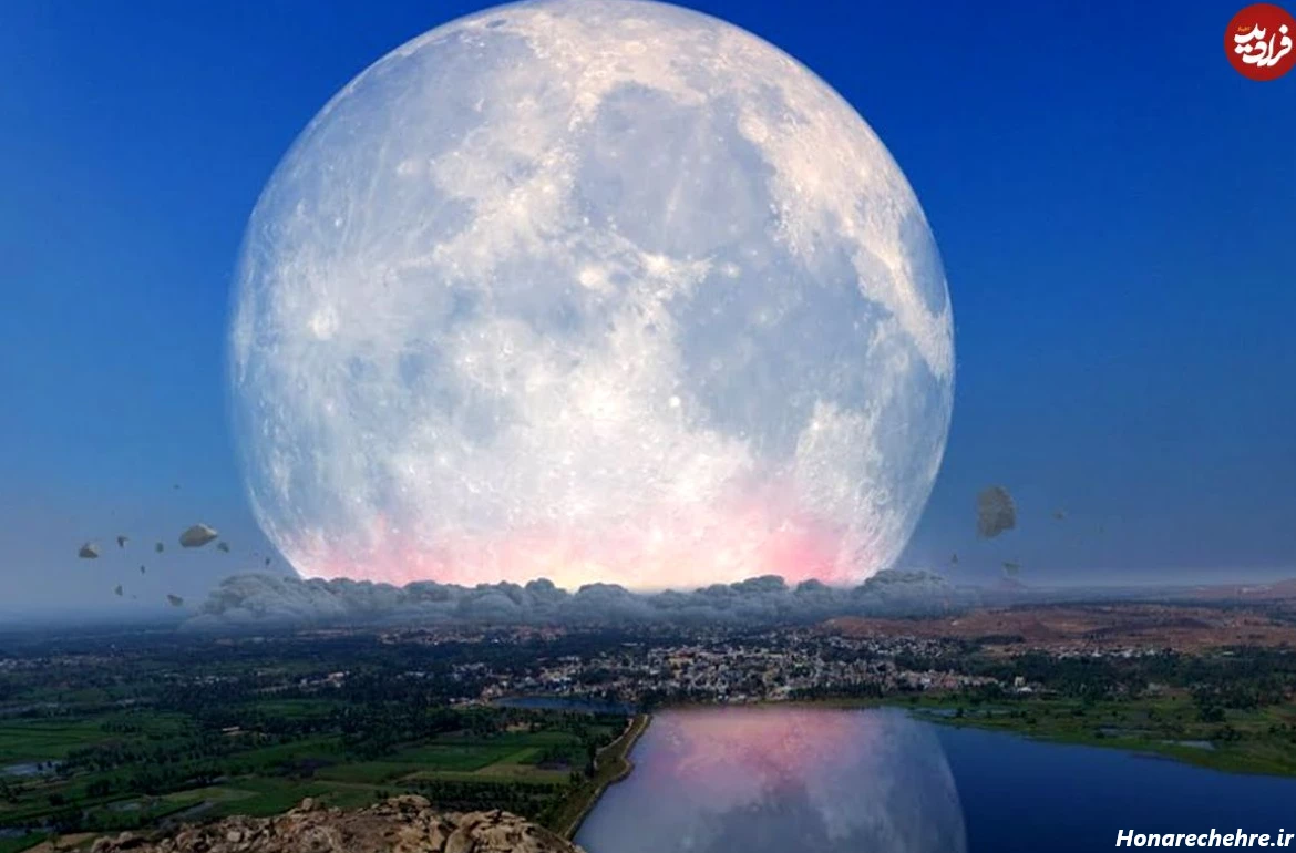 عکس واقعی ماه و خورشید